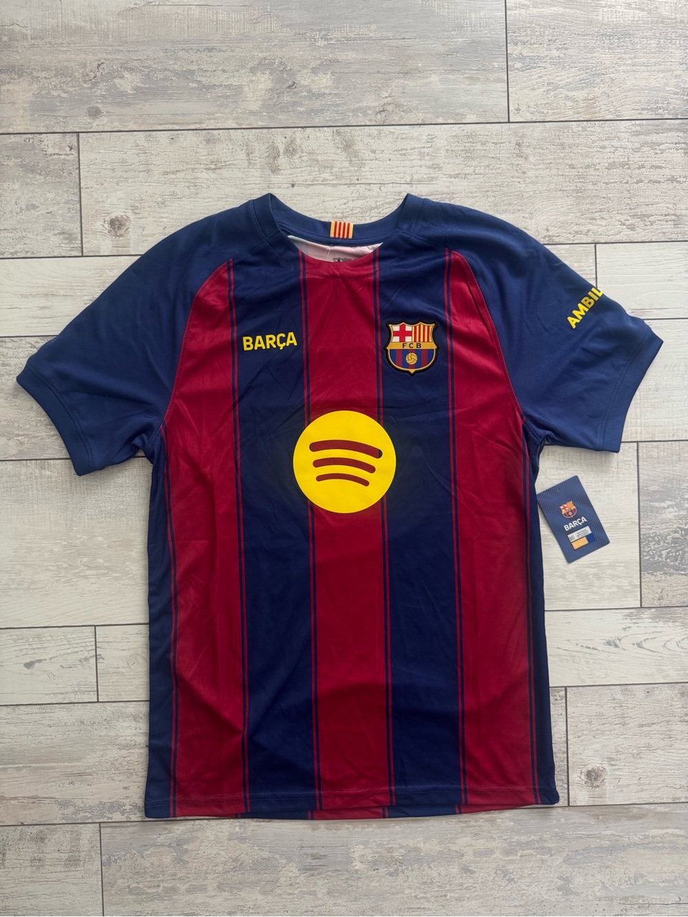 FC Barcelona Men's Home Jersey - Navy & Maroon